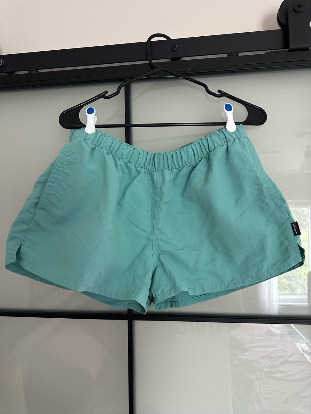 Patagonia Women’s Barely Baggies Shorts 2.5” - Seafoam / Mint Green - Size L